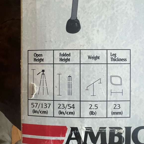 Ambico Deluxe Tripod 57” - Picture 7 of 8